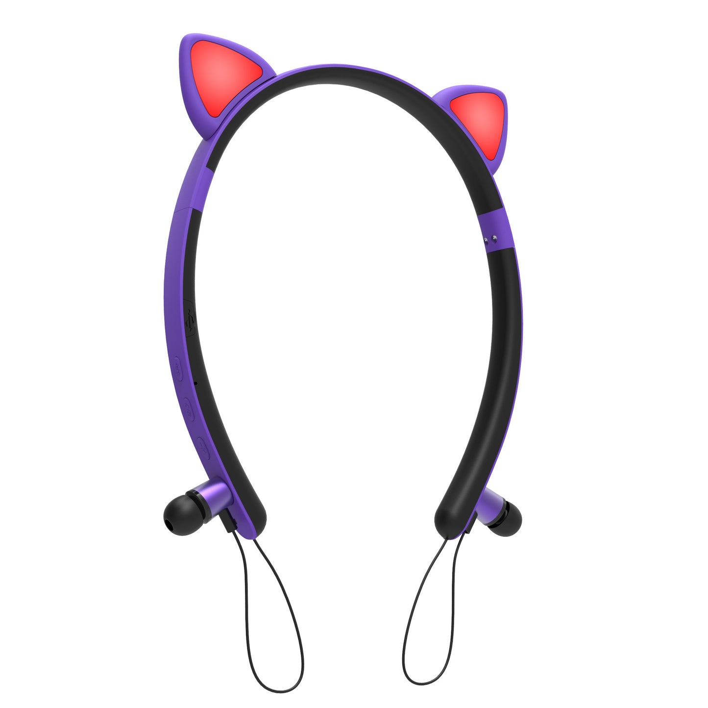 LED Glowing True Wireless Bluetooth Headphones Auriculares Cartoon Girl Headband Cat Ear Headset With Microphone For All Phones