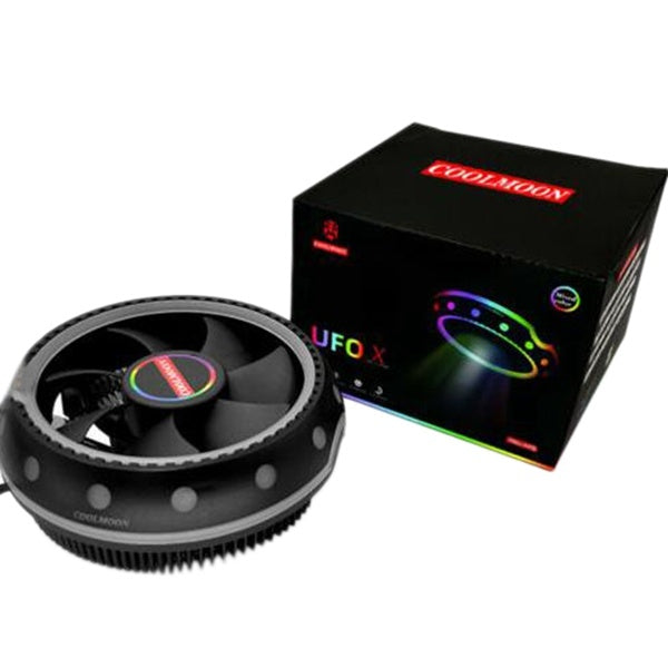 Color changing computer cooling CPU fan